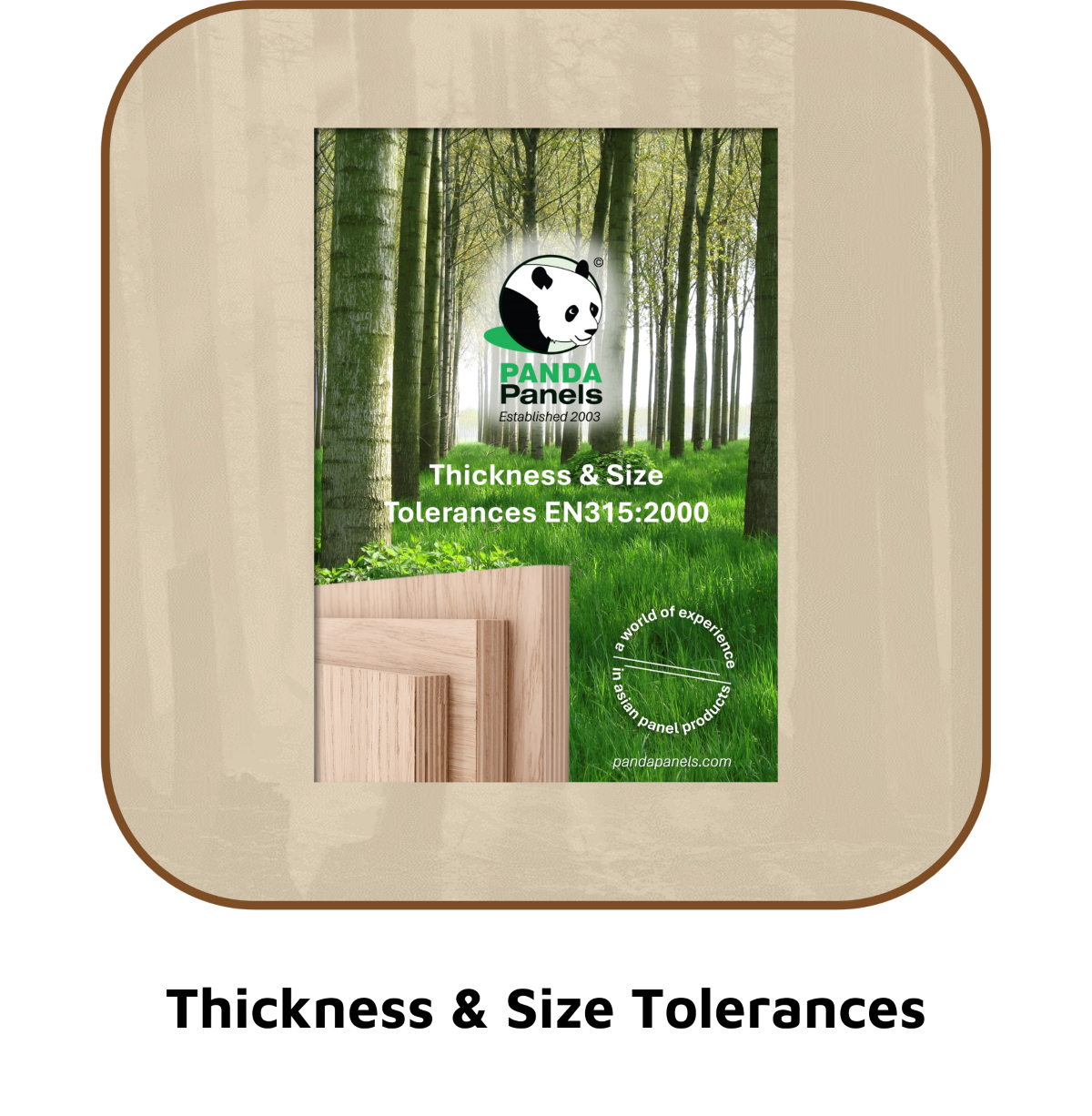 Thickness and Size Tolerances